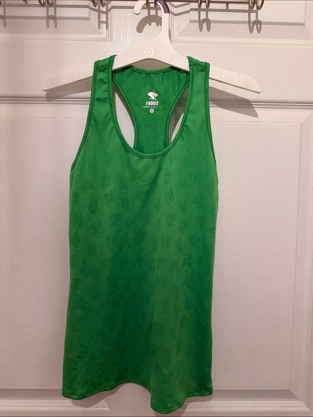 rabbit® Green Racerback Performance Bunny Hop Tank